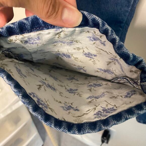 Women’s LLBean Insulated Blue Jeans Cabincore Western High Waisted Mom Relaxed 4 - Picture 15 of 16